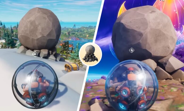 Fortnite: cómo impulsar a una roca fugitiva