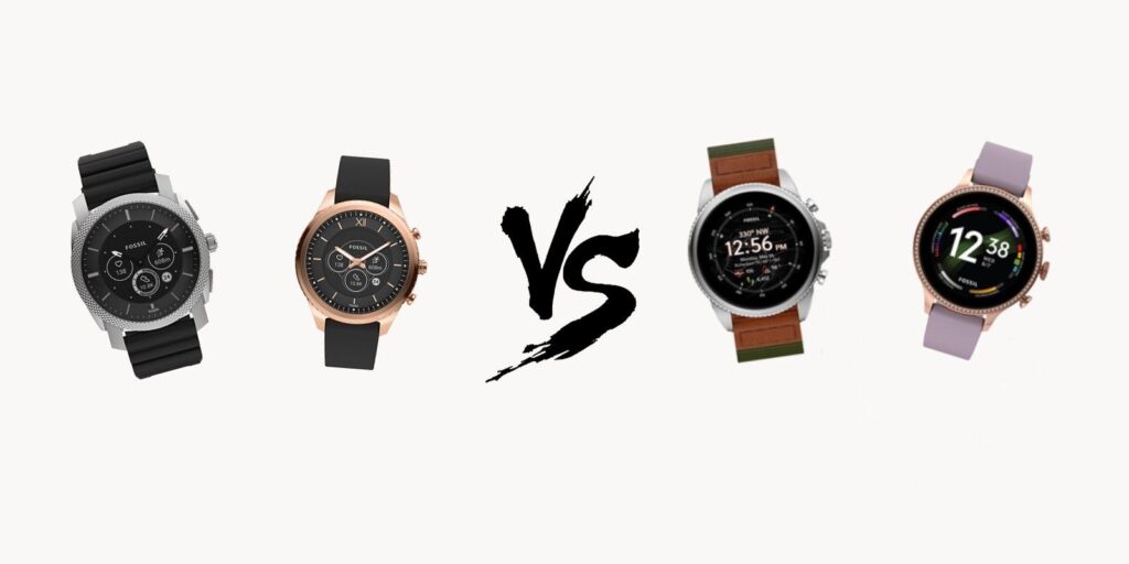 Fossil Gen 6 Híbrido vs. Fossil Gen 6: ¿En qué se diferencian?
