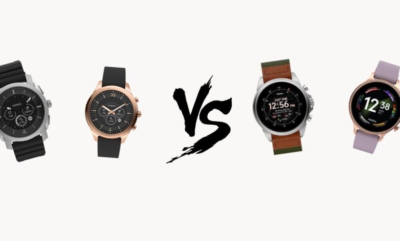 Fossil Gen 6 Híbrido vs. Fossil Gen 6: ¿En qué se diferencian?