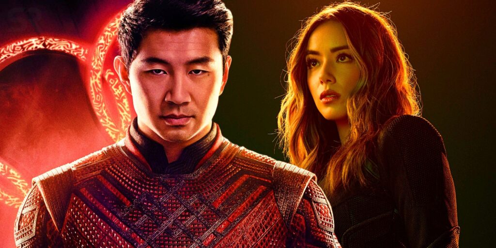 Fotos de Chloe Bennet y Simu Liu Spark Quake y Shang-Chi Crossover Hopes