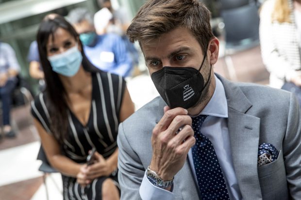 Gerard Piqué en una presentación/ Gtres