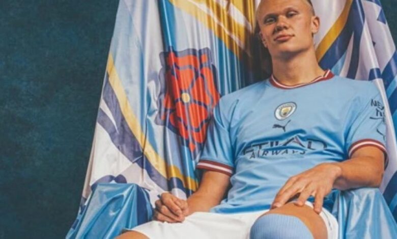 Haaland: "Nací en Inglaterra y he sido fan del Manchester City toda la vida"