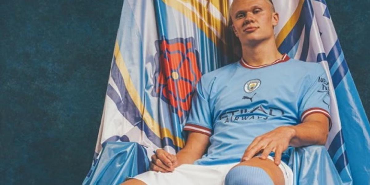 Haaland: "Nací en Inglaterra y he sido fan del Manchester City toda la vida"