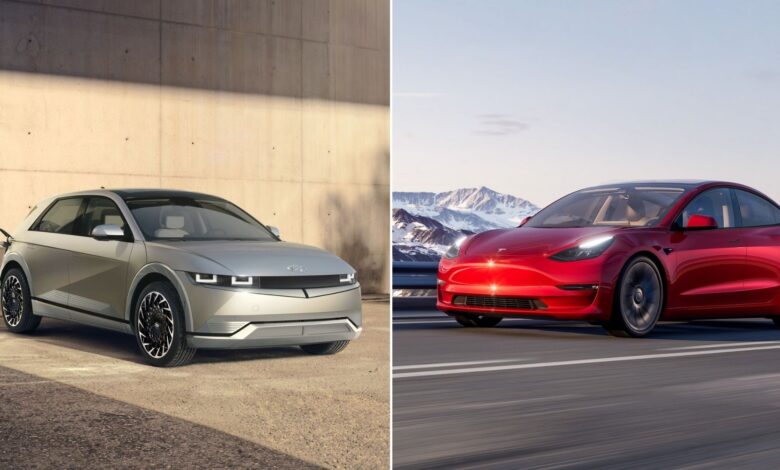 Hyundai Ioniq 5 vs. Tesla Model 3: así es como se comparan los dos vehículos eléctricos