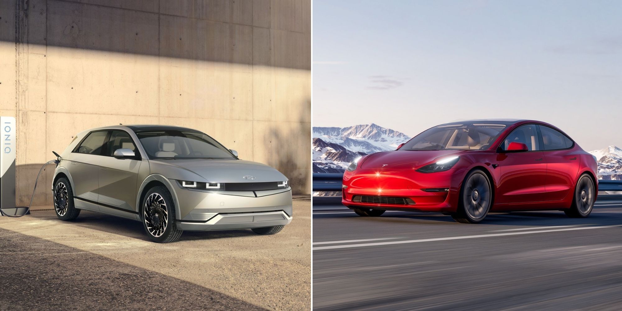 Hyundai Ioniq 5 vs.  Tesla Model 3: así es como se comparan los dos vehículos eléctricos