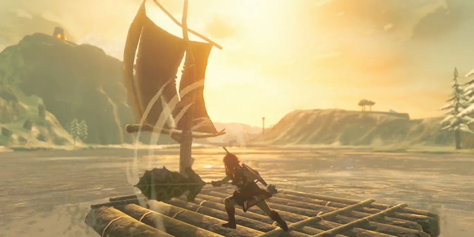 Impresionante BOTW Pixel Art captura Link en Sunset Hyrule