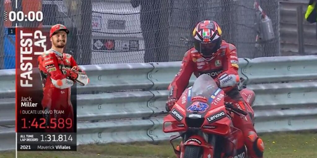 Jack Miller domina los Libres 1 bajo la lluvia