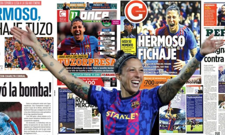 Jenni Hermoso ya hace historia conquistando las portadas de México