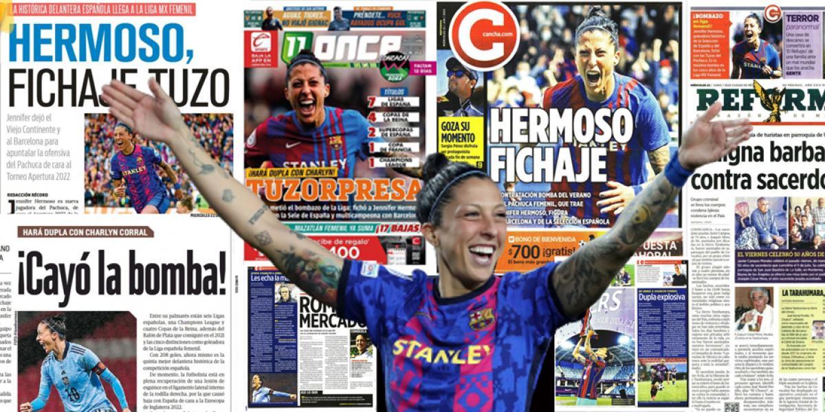 Jenni Hermoso ya hace historia conquistando las portadas de México