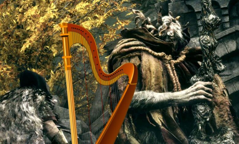 Jugador musical de Elden Ring vence a Margit usando un arpa como controlador