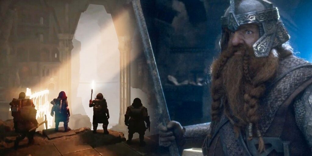 LOTR: Return to Moria es un juego de elaboración de supervivencia centrado en los enanos