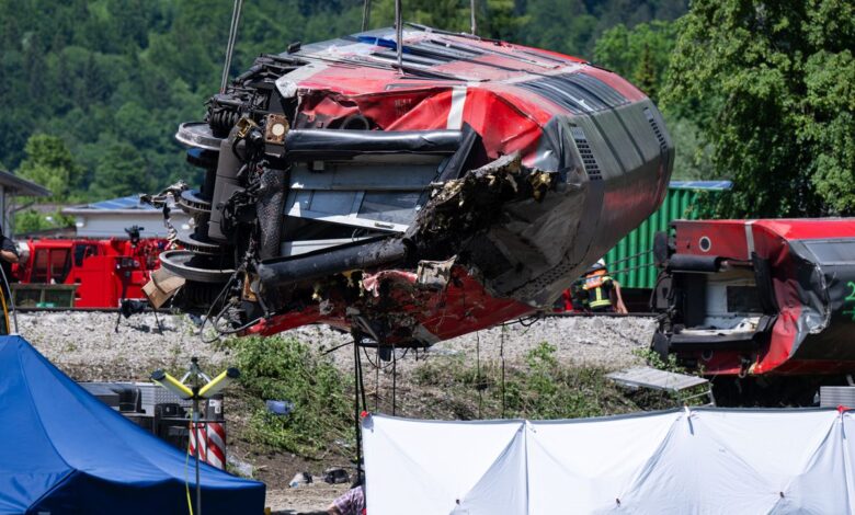 La Fiscalía investiga a tres empleados de Deutsche Bahn por un accidente de tren con cinco muertos en Baviera