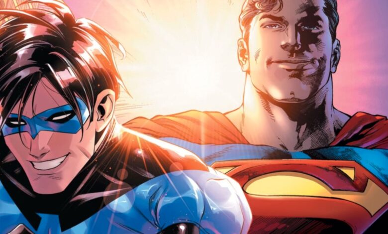 La adoración de Superman de Nightwing tiene sentido una vez que conoces su historia