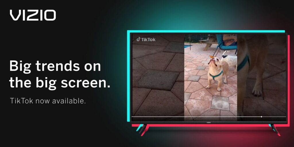 La aplicación TikTok ya está disponible en los televisores inteligentes Vizio