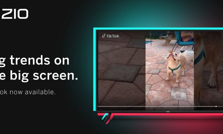 La aplicación TikTok ya está disponible en los televisores inteligentes Vizio