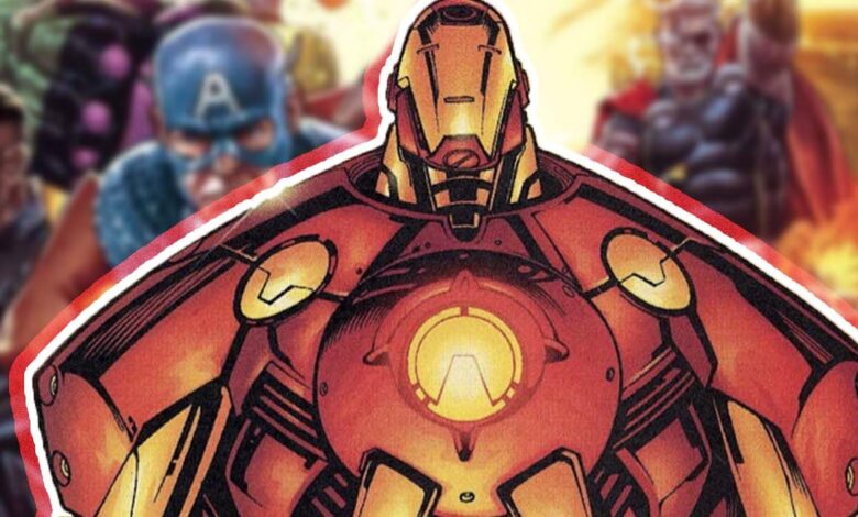 La armadura SKIN de Iron Man le dio los poderes de cuatro vengadores icónicos