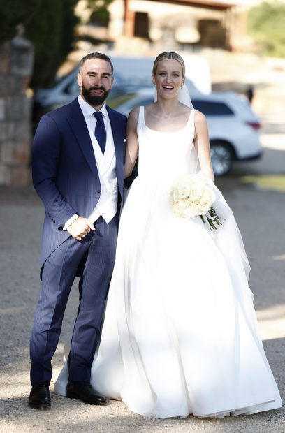 Dani Carvajal y Daphne Cañizares en su boda / Gtres