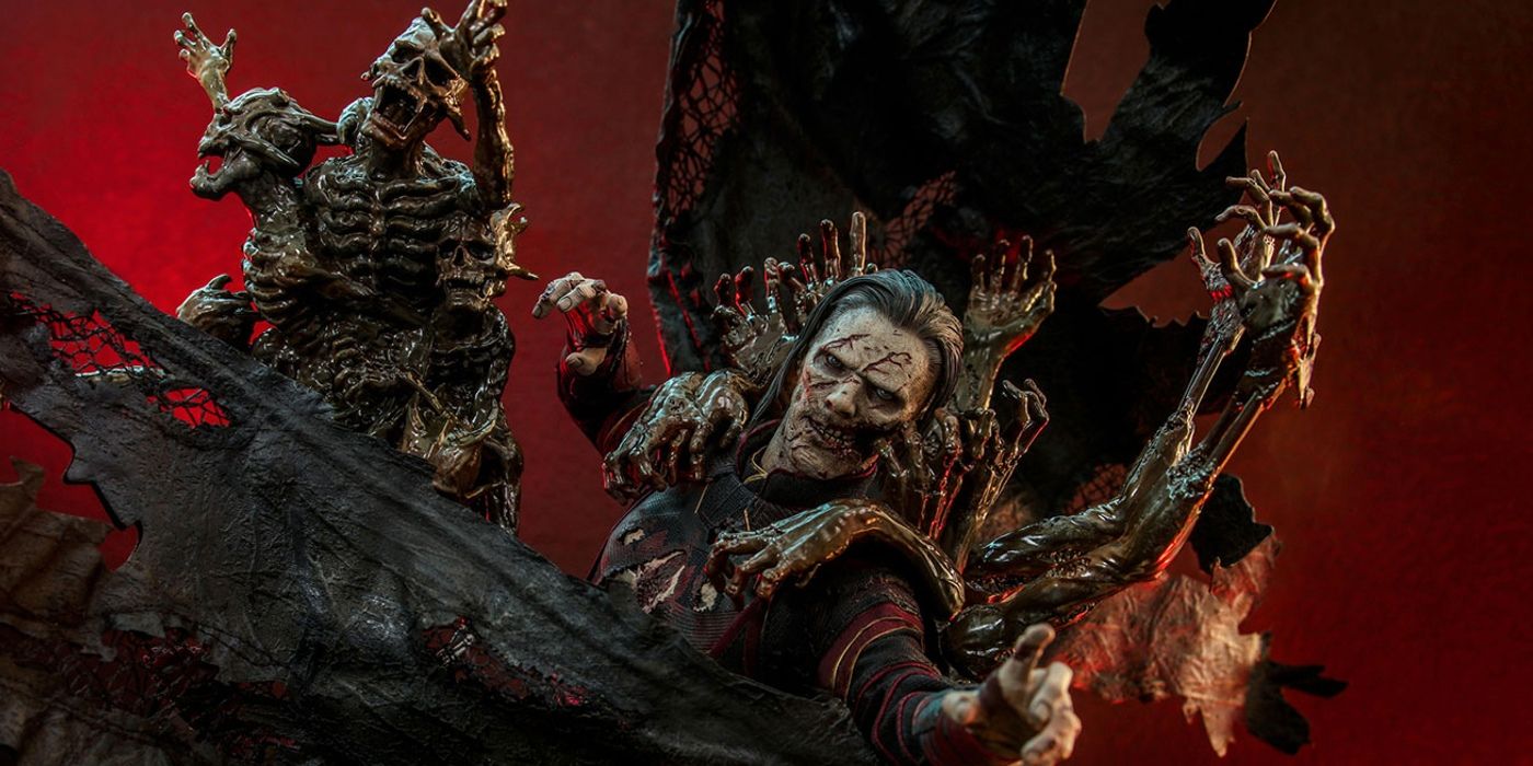 La figura de Doctor Strange 2 revela una mirada detallada a Grotesque Dead Strange