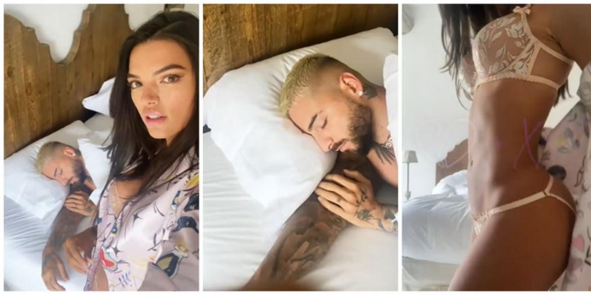 La foto de Maluma desnudo de la que todos hablan: ¿de quién son los brazos que le tapan?