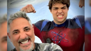 La foto del set de Black Adam deja ver de cerca el disfraz de Atom Smasher desenmascarado