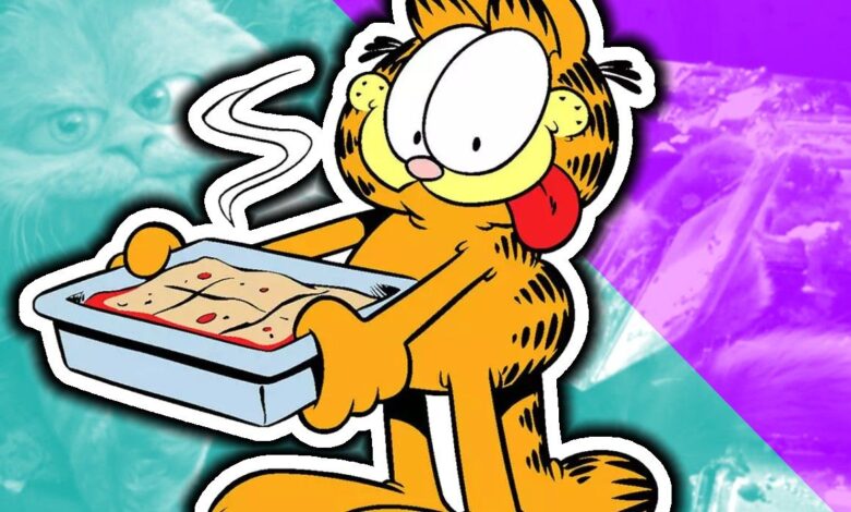 La historia del origen de Garfield en realidad explica su amor por la lasaña