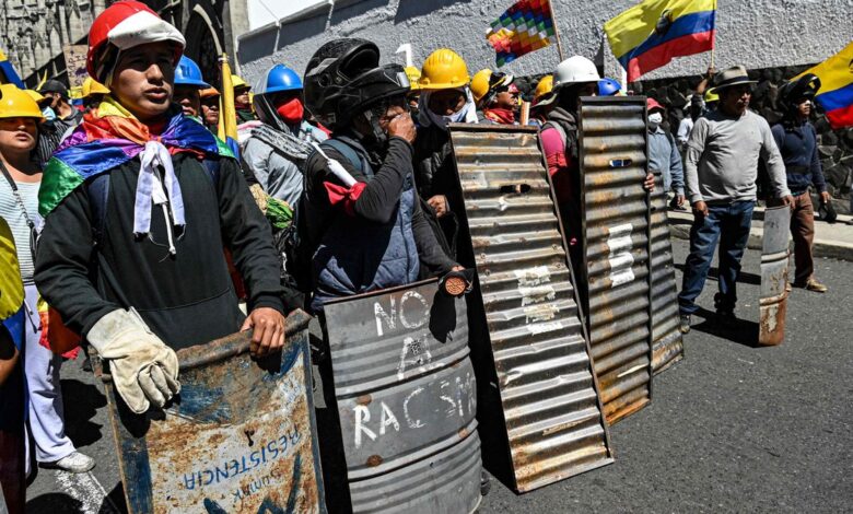 La ruptura del diálogo entre Gobierno y el principal líder indígena ahonda la crisis en Ecuador