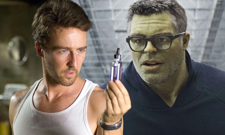 La teoría de MCU finalmente explica por qué el Hulk de Edward Norton es tan diferente