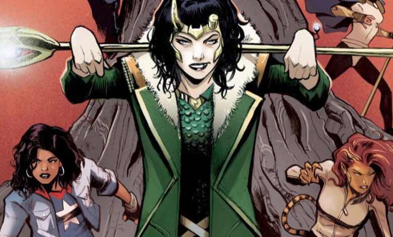 Lady Loki regresa en magníficos nuevos Defenders Beyond Marvel Art