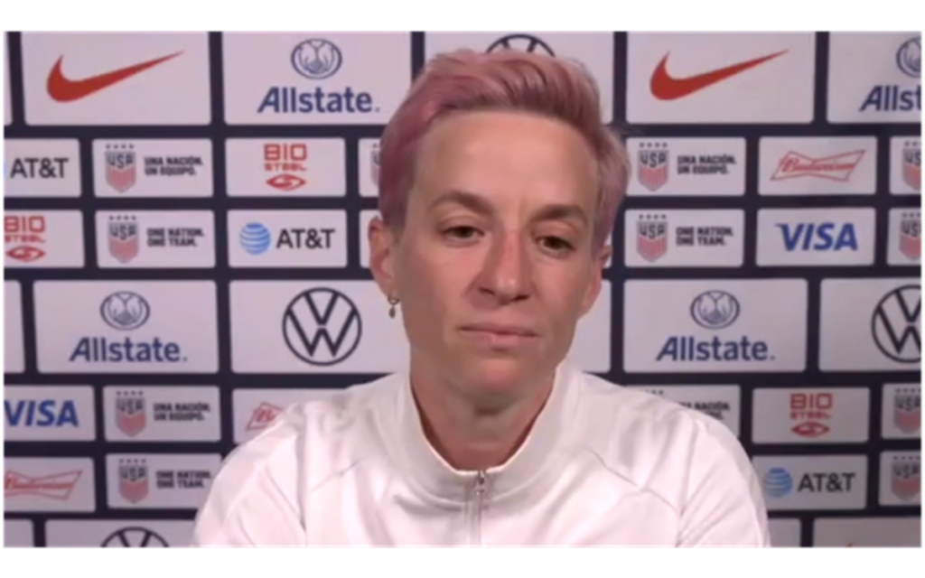 Lamenta Megan Rapinoe, entre lágrimas, la eliminación al derecho constitucional de abortar en EU | Video