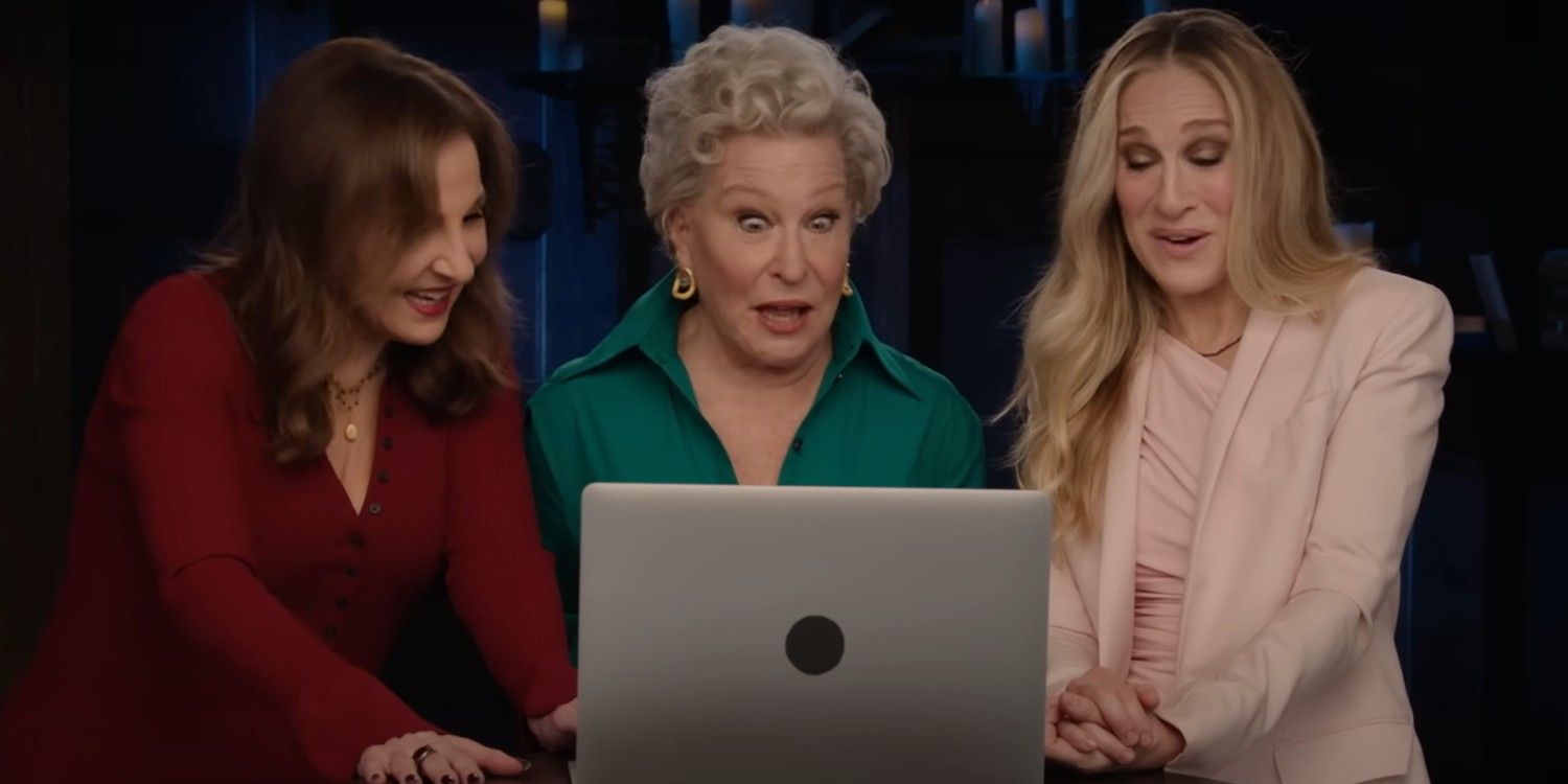 Las estrellas hermanas Sanderson de Hocus Pocus 2 reaccionan al tráiler de la secuela