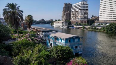 Las icónicas casas flotantes del Nilo en Egipto se enfrentan a la demolición