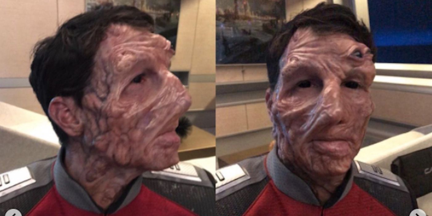 Las imágenes de BTS de Orville muestran la espantosa transformación de demonio del actor