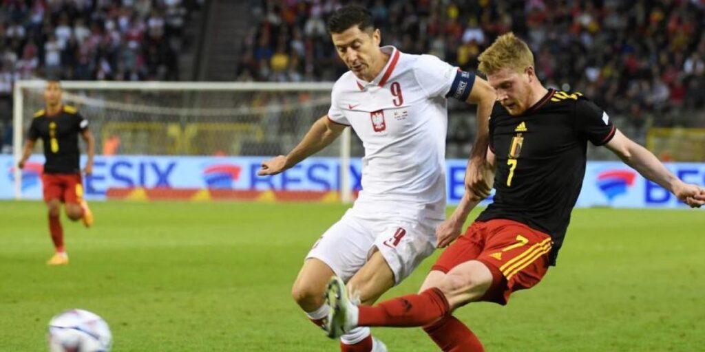 Lewandowski marca pero no evita la goleada de Bélgica (6-1)