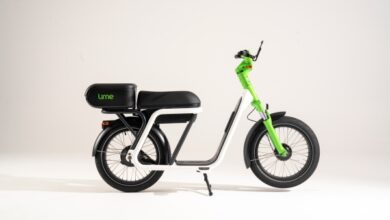 Lime está probando motos eléctricas compartidas