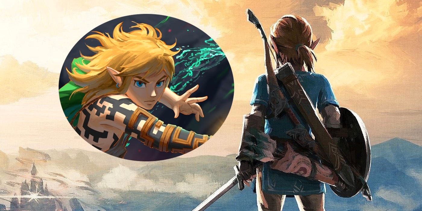 Link de BOTW 2 desata todo el poder de Triforce en un hermoso fan art