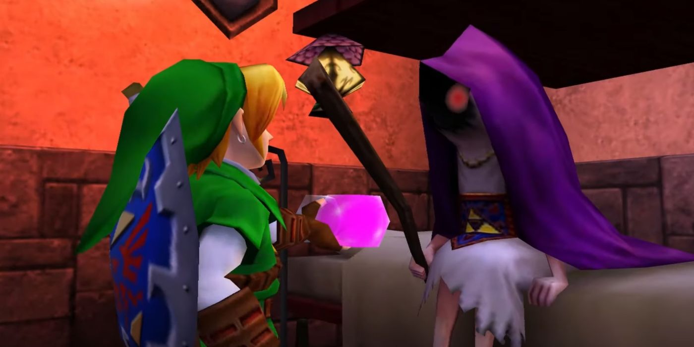 Lo que hace Beber Poes para enlazar en Ocarina Of Time