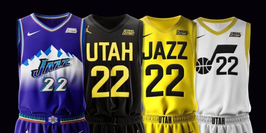 Los Jazz recuperan su mítica camiseta de los noventa