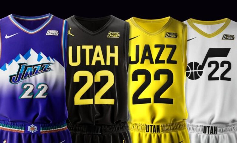Los Jazz recuperan su mítica camiseta de los noventa