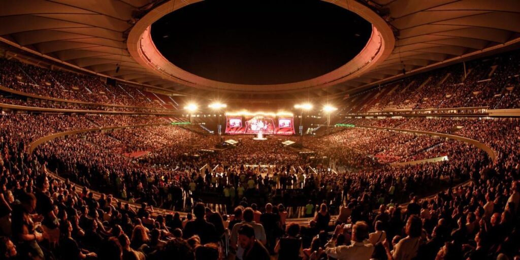 Los Rolling Stones también se enamoran del Wanda Metropolitano