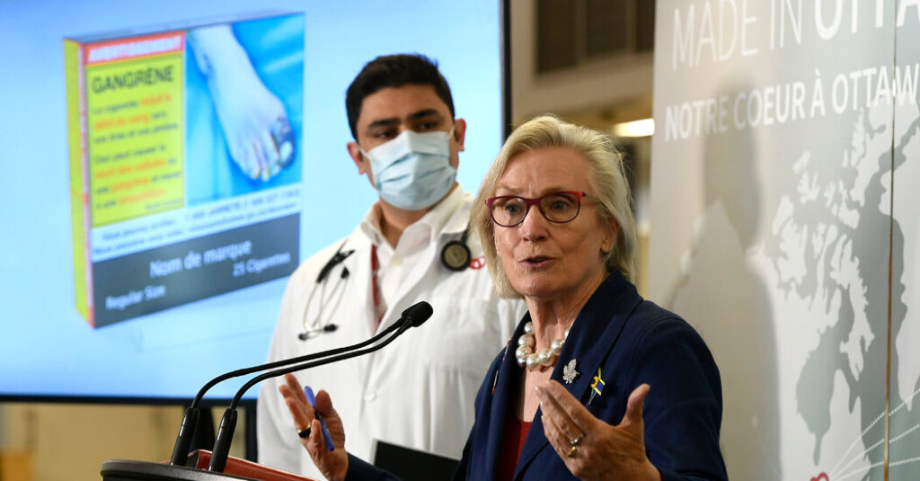 Los cigarrillos individuales en Canadá tendrán una inscripción con una advertencia