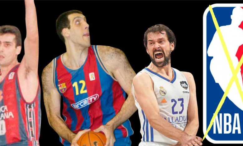 Los españoles drafteados que nunca jugaron en la NBA