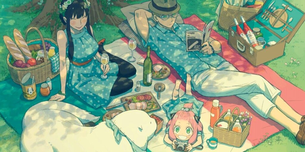 Los héroes de la familia Spy X obtienen el momento de relajación que se merecen en el arte