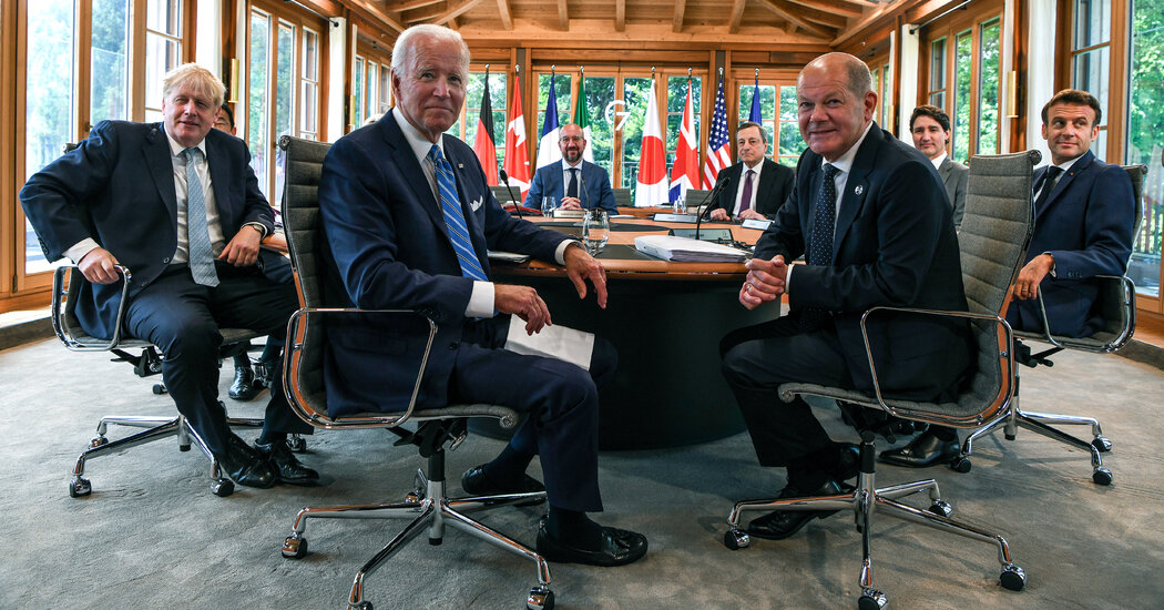 Los líderes del G7 trabajan para castigar a Rusia por la guerra de Ucrania