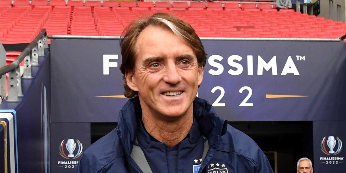 Mancini augura "un partidazo" en Wembley entre Italia y Argentina