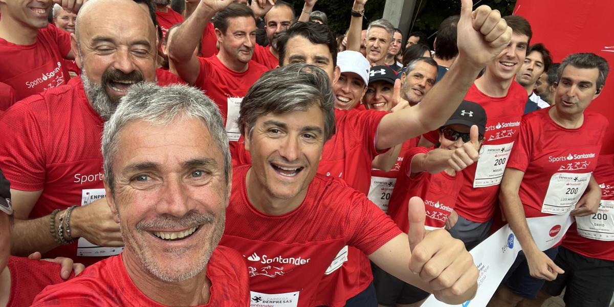 Martín Fiz, protagonista en la Carrera de las Empresas Bilbao 2022