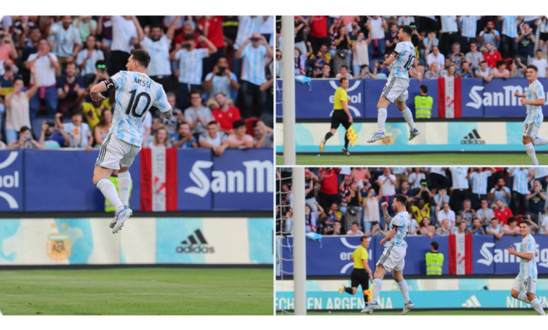 Masacra Lionel Messi a Estonia en Pamplona | Video