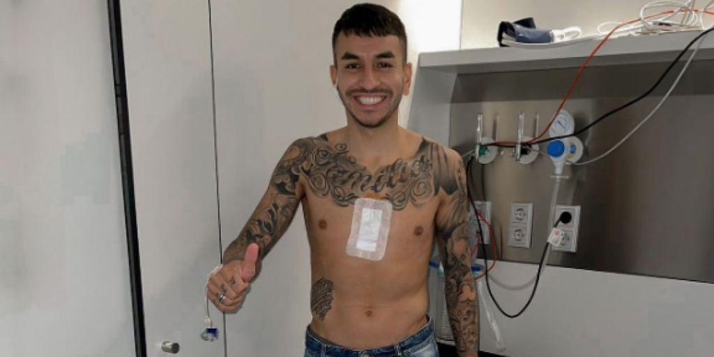 Mensaje de Ángel Correa tras pasar por quirófano