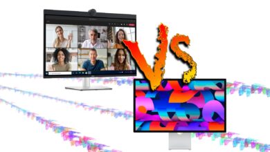 Monitor de videoconferencia Dell 32 4K vs. Pantalla de estudio de Apple