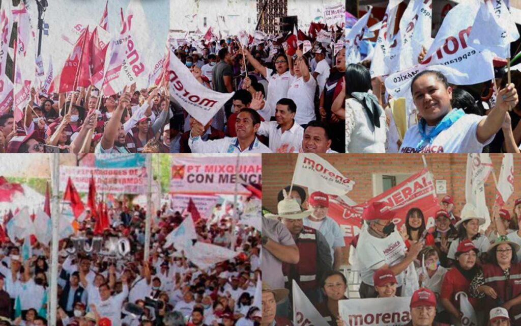 Morena gana cuatro de seis gubernaturas en juego y ya domina en 20 estados
