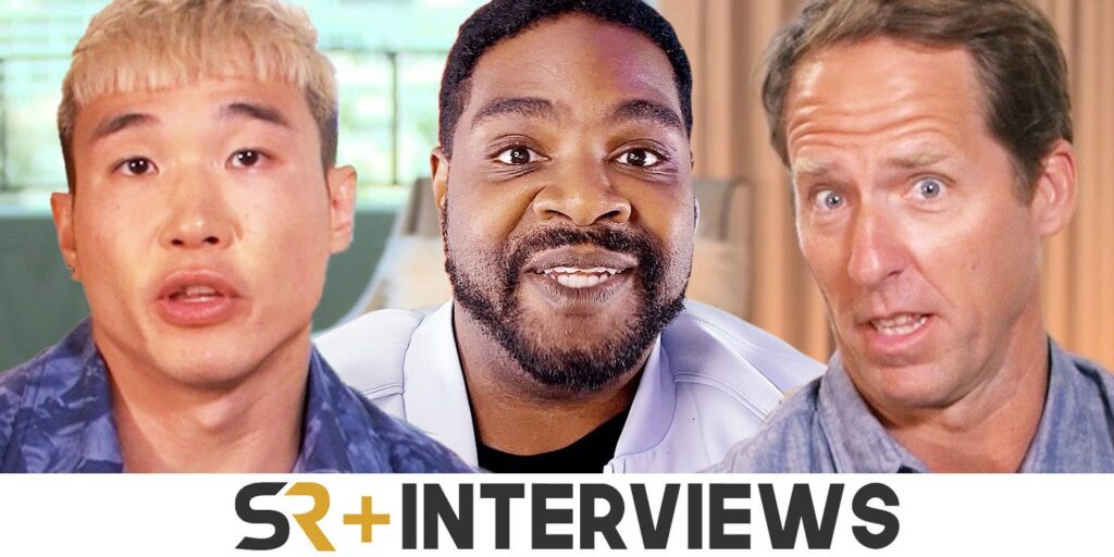 Nat Faxon, Ron Funches y Joel Kim Booster Entrevista: Botín Temporada 1